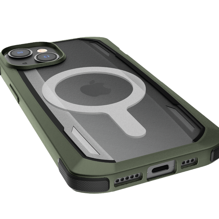 X-Doria Raptic Secure Built For MagSafe Compatible with iPhone 14 - Moss Green