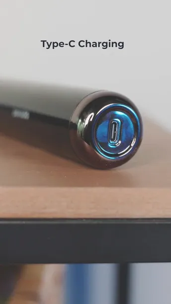 Porodo Extended Massage Gun with 2.5 Hours Working Time, 1500mAh Battery, 5 Adjustable Strength Levels, 10mm Massage Stroke, Deep Tissue Massager