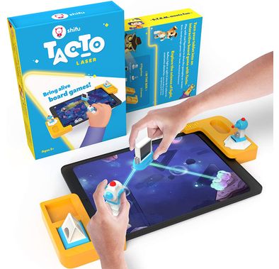 Tacto Laser by PlayShifu (app Based) - Interactive Board Games, STEM Toy for Boys & Girls Ages 5-10