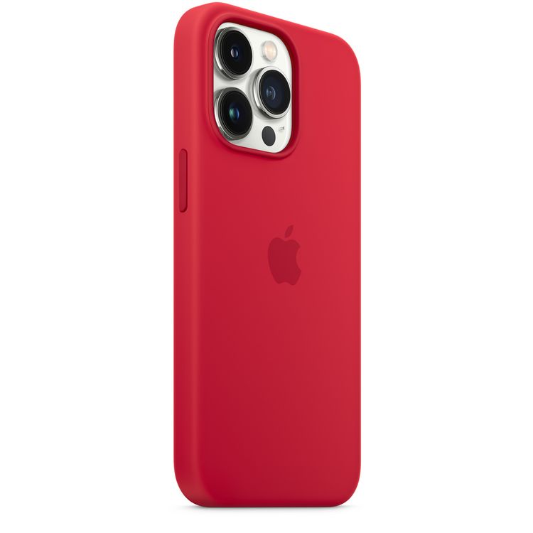 Apple Silicone Case with MagSafe Compatible for iPhone 13 Pro (6.1") – (PRODUCT) RED