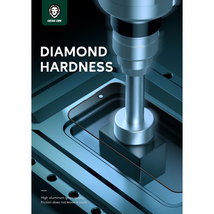 واقي شاشة سيليكون ثلاثي الأبعاد من جرين ليون مع زجاج عالي الدقة للخصوصية لهاتف آيفون 14 برو، 6.7 بوصة - أسود