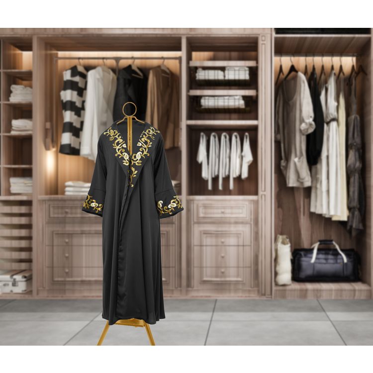 Porodo Lifestyle Clothing Bukhour Incense Burner, 186 cm Height, Smart Design, Hanger Hook, Stable Tripod Base - Gold