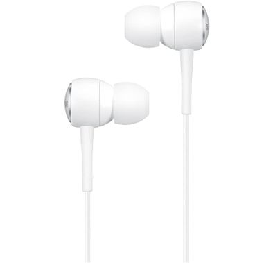 Samsung IG935 In-Ear Earphone with Microphone, Wired Headset, Tangle-free, 3 Button Remote Control, 3.5mm Headphone Connector, 1.2m Cable  - White