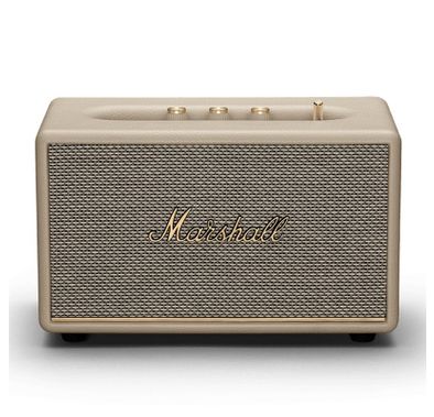 Marshall Acton III Wireless Bluetooth Stereo Speaker, 2 Hours Charging Time, 32 Hours Play Time, Fast Charge, Dust & Water Proof, USB-C Charging Port - Cream