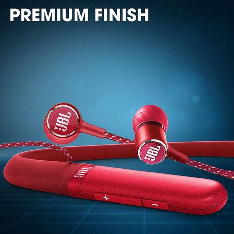 JBL LIVE 220BT سماعات أذن بلوتوث لاسلكية قوية الجهير للرقبة مع 10 ساعات من وقت اللعب مع ميكروفون ، مكالمات بدون استخدام اليدين مع مساعد صوت ، شريط رقبة مريح طوال اليوم ، وسادات مغناطيسية