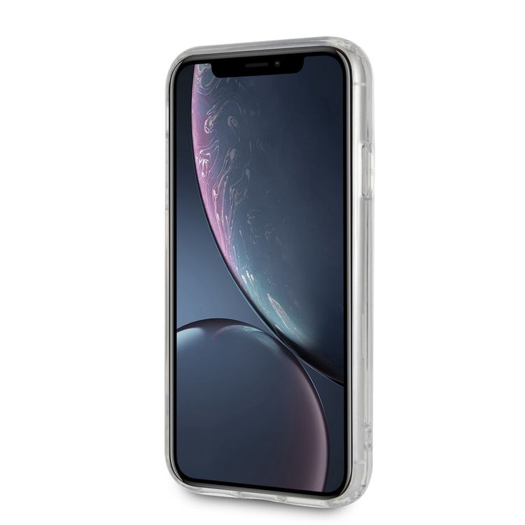 Karl Lagerfeld TPU Transparent Hard Case for iPhone Xr - Black Character