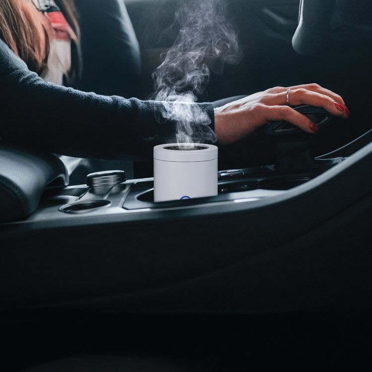 Green Lion Dune Mini Incense Burner with 400° Temperature, PA66 & Nylon Material, 2000mAh Battery Capacity, Type-C Charging Port, 2 Hours Charging Time, 30 Seconds Single Burning Time, Strong Fragrance, Tweezer Included - White