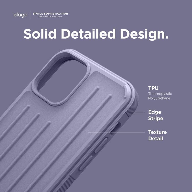 Elago Armor Case for iPhone 12 Pro Max (6.7") - Lavender Grey