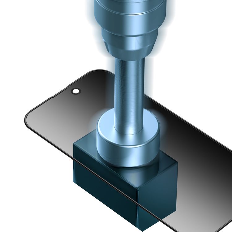 واقي شاشة سيليكون ثلاثي الأبعاد من جرين ليون مع زجاج عالي الدقة للخصوصية لهاتف آيفون 14 برو، 6.7 بوصة - أسود