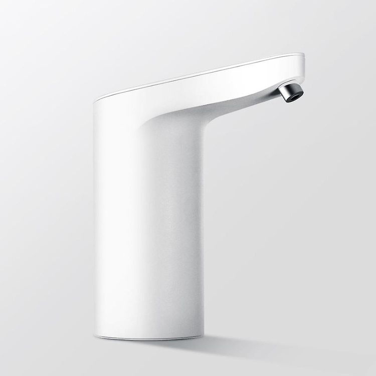 موزع الماء المعقم الأوتوماتيكي Xiaomi Xiaolang بزمن استجابة 0.2 ثانية، وسعة ضخ الماء 145 لترًا، وبطارية قابلة لإعادة الشحن - أبيض