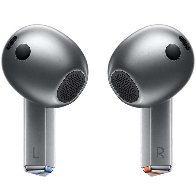 Samsung Galaxy Buds3 True Wireless Earbuds - Silver + Smart Tag2 (Bundle)