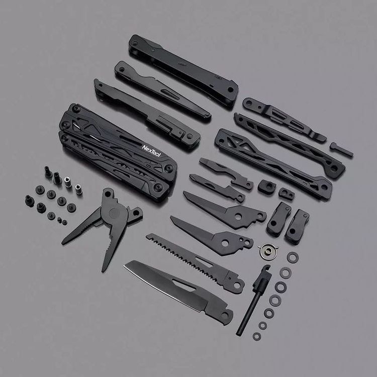 Xiaomi Nextool KT5024 Multifunctional Knife 10 in 1 Tool (3032241) - Black