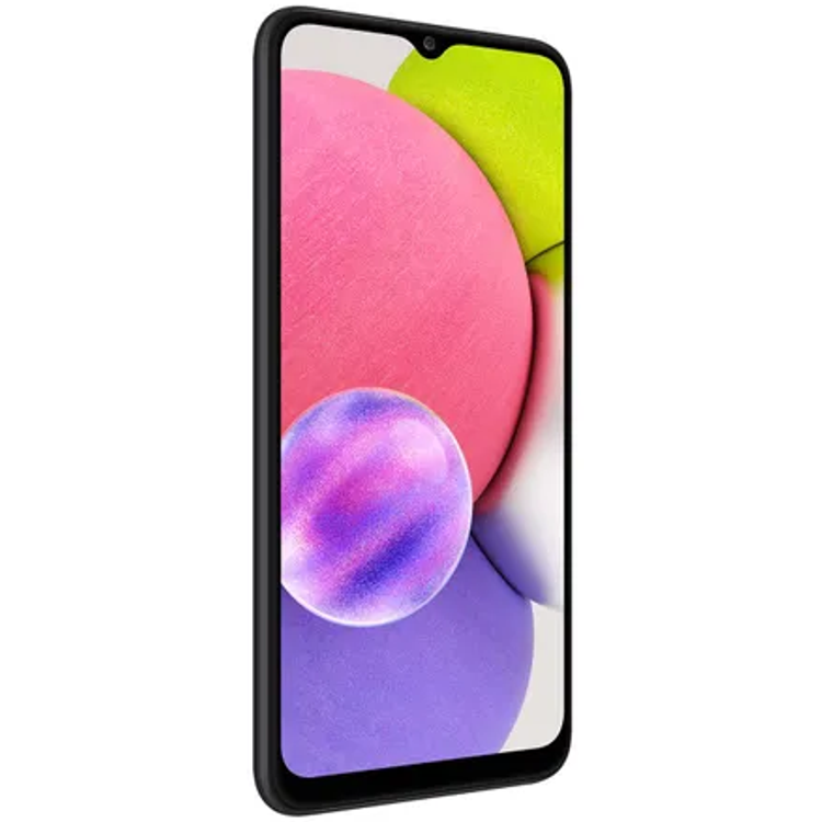Samsung Galaxy A03s Dual SIM Black 3GB RAM 32GB 4G LTE, Battery 5000 mAh, 13MP Mainn Camera  - Middle East Version