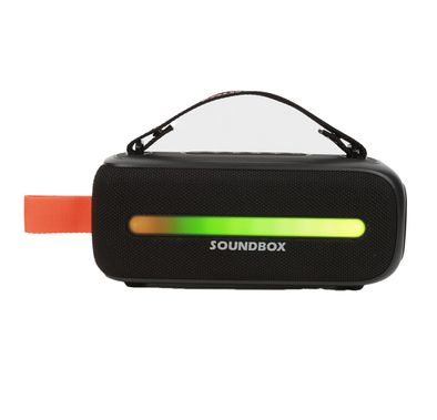Porodo Soundtec 14W Speaker with Wireless Microphone  - Black