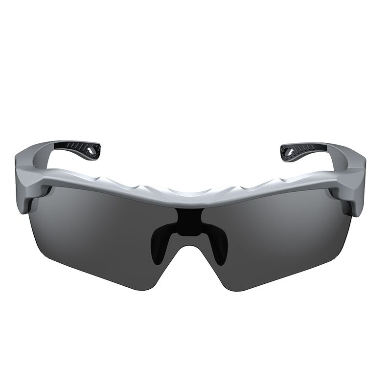 Porodo Lifestyle Dynamiq Smart Sunglasses with Built-in Microphone, 8 Hours Playtime, Magnetic Charging Interface, UV400 Protection, Bluetooth Version 5.4, 10-15m Transmission Range, 145mAh Battery Capacity, IPX4 Water Resistance Level, Voice Control, Dual Stereo Speakers - Gray / Black