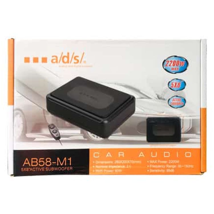 ADS 5"x8" Active Subwoofer, 150W Max Power Output, 12″ Size
