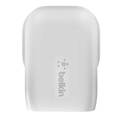 Belkin Wall Charger 30W, Boost Charge PD Dual Standalone Home Charger ( 18W USB-C / 12W USB-A ) UK, PD Fast Charger Compatible for iPhone 12/12 Pro/12 Pro Max/12 Mini/11/11 Pro/11 Pro Max, iPad Pro 11/12.9 & with USB-C Devices - White