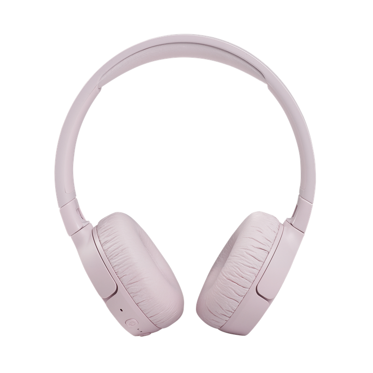 JBL T660 Over-Ear Wireless Bluetooth Headphone wit Noise-Cancelling, Pure Bass, 44-hours Battery Life with ANC on, Hands-free Calls,  Foldable Design - Pink