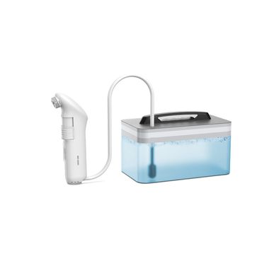 بيديه السفر المحمول من جرين ليون برو بسعة خزان مياه 2.3 لتر، وسرعتين لمعدل التدفق، بتدفق عمودي غير متقارب، ومستوى مقاومة للماء IPX6، وسعة بطارية 1600 مللي أمبير.