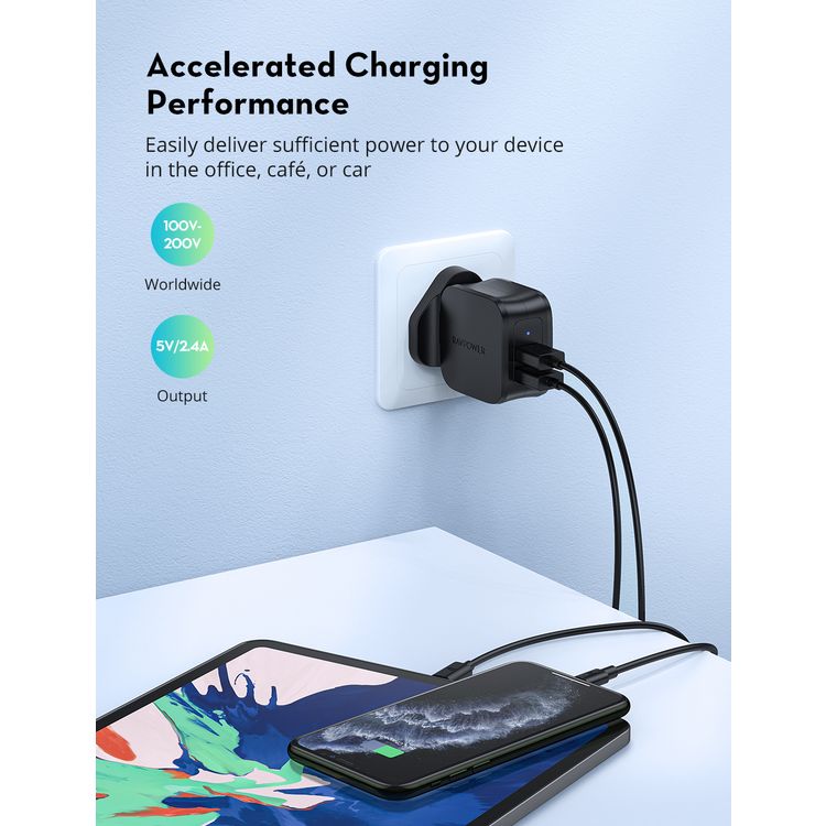 Power Bank RAVPower RP-PB210-BK 6 in 1 Prime Power Bank Combo - Black