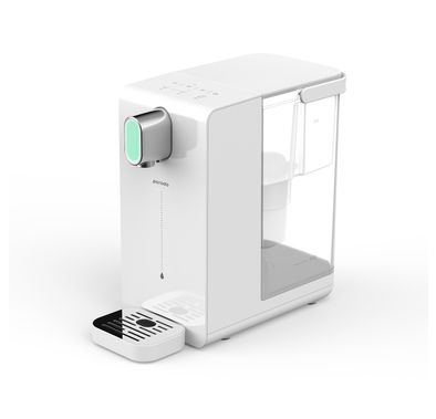 Porodo Lifestyle Instant Hot Water Dispenser with Automatic Ambient Lighting, 10-Second Instant Heating, 4 Levels Temperature Adjustment - White