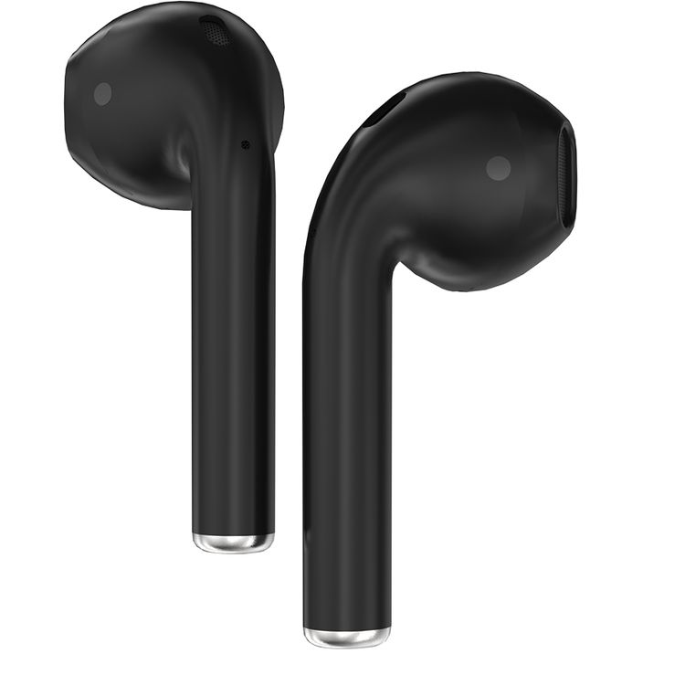 Porodo Soundtec Wireless Earbuds with Touch Control, Optical Sensors, Auto-pairing, Excellent Tone Quality, Siri Access, Wireless Charging Support, Bluetooth Version 5 - Black