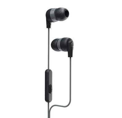 Skullcandy Ink'd+ In-Ear Earbuds with Microphone - Black / Gray