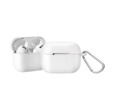 Green Lion Berlin Series Silicone Case for Airpods Pro 2 with Full Protection Design, Slim & Lightweight, Anti Fingerprints, Anti Scratch, Premium Quality, Unique Design - White