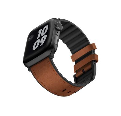 Viva Madrid Ventrux Leather Watch Strap for Apple Watch Band 42/44mm - Classic Brown