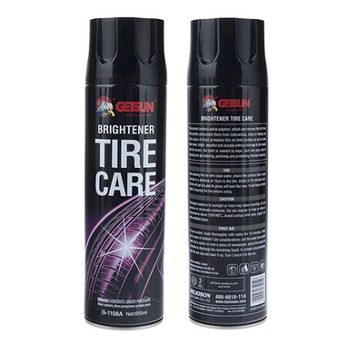 بخاخ إطارات Getsun، 650 مل، واقي من الشمس، ISO9001