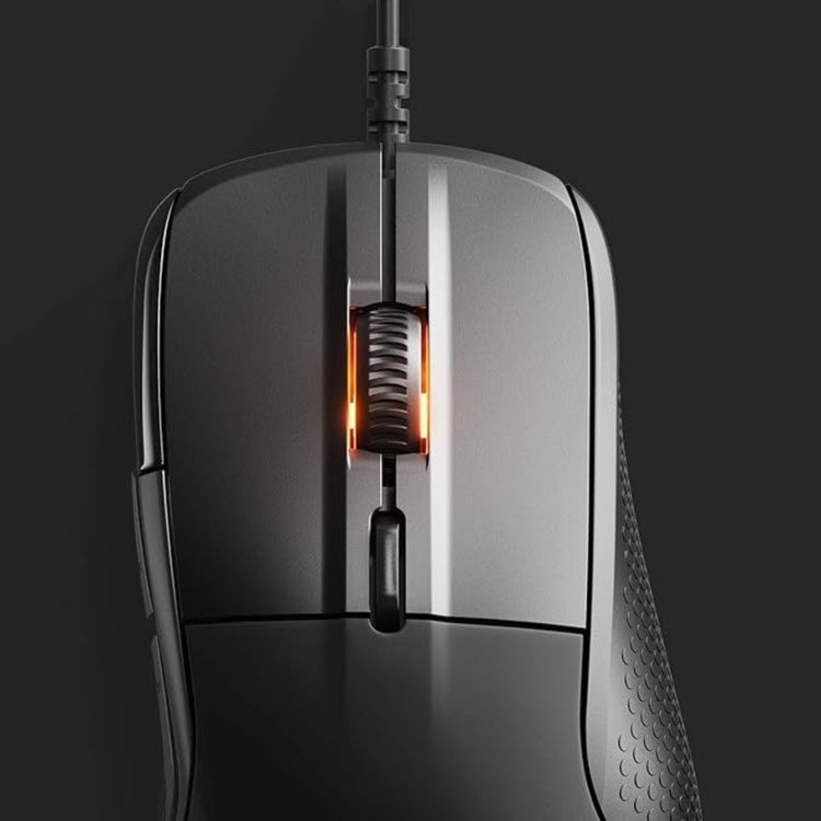 SteelSeries Rival 710 Gaming Mouse - 16,000 CPI TrueMove3 Optical Sensor - OLED Display 62334 - Black