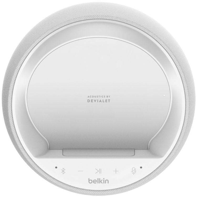 Belkin Smart Speaker G1S0001my-WHT Smart Speaker with Wireless Charger - White