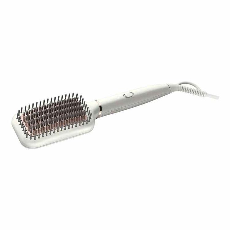 Philips Style Care Auto Curler & Heated Straightening Brush - White / Pink