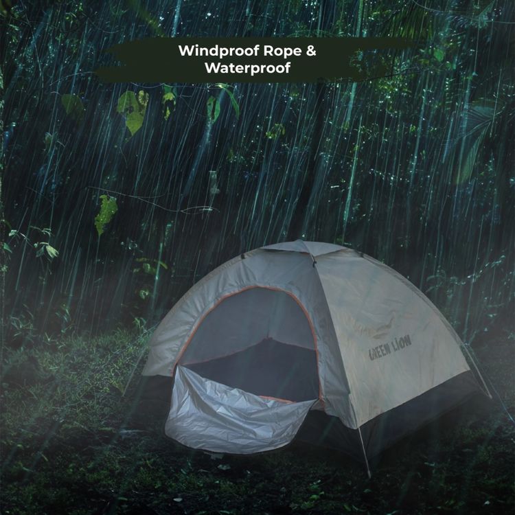 خيمة التخييم جرين ليون GT3-PLUS، تصميم مدمج وقابل للطي، سعة 2-3 أشخاص، حبل مقاوم للرياح، حماية من الأشعة فوق البنفسجية، شبكة تهوية.