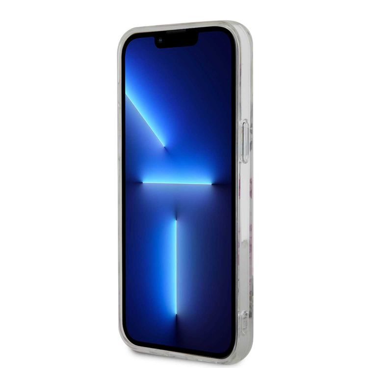 Guess Magsafe IML Case with Flower Pattern - Transparent - iPhone 15 Pro Max