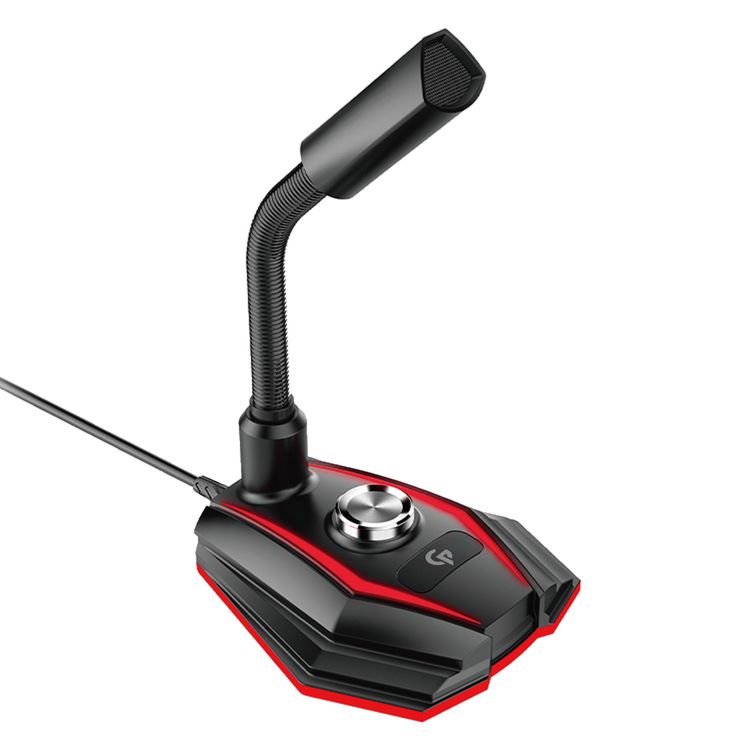 Porodo PDX215-BK 5in1 Ultimate Gaming Kit, Layout: 104Keys, US + Arabic, Omni-Directional Mic, RGB Lighting mouse - Black