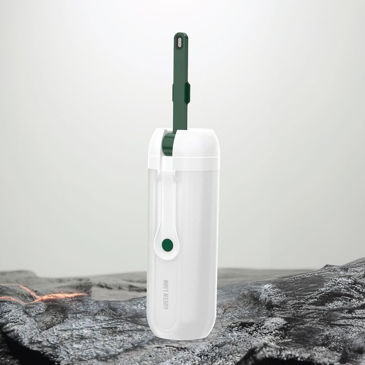 Green Lion Bidet Go with Built-in Water Tank 350ml with LED Battery Display, Backflow Protection, 2 Spray Modes (High & Low Pressure), 120 Min Run Time, Type-C Charging, ABS + PC + Silicone Material, IPX6 Waterproof Rating - White