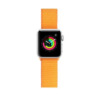 Porodo Nylon Watch Band Compatible For Apple Watch 44mm/42 - Orange