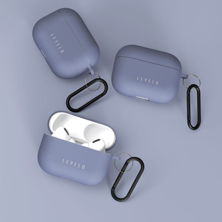 Levelo Gorra Hybrid Silicone Case AirPods Pro - Blue
