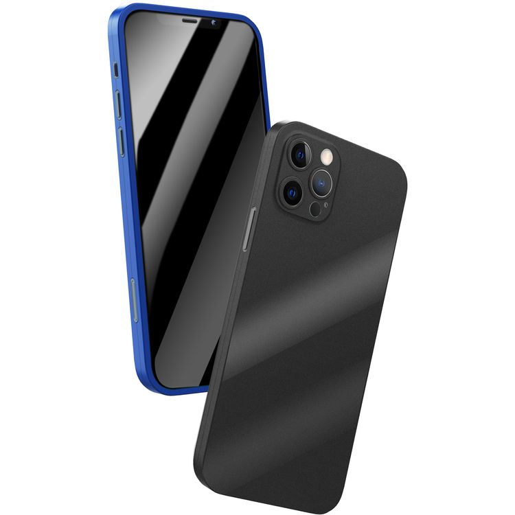 غرين زجاج ثلاثي الأبعاد كاركاسا 360 درجة + جراب كمبيوتر ، زجاج كريستال 9H فائقة ، حماية كاملة 360 ، سهولة الوصول إلى جميع المنافذ ، واقي شاشة بتصميم متكامل مع جراب متوافق مع ايفون 12 برو ماكس (6.7 بوصة)