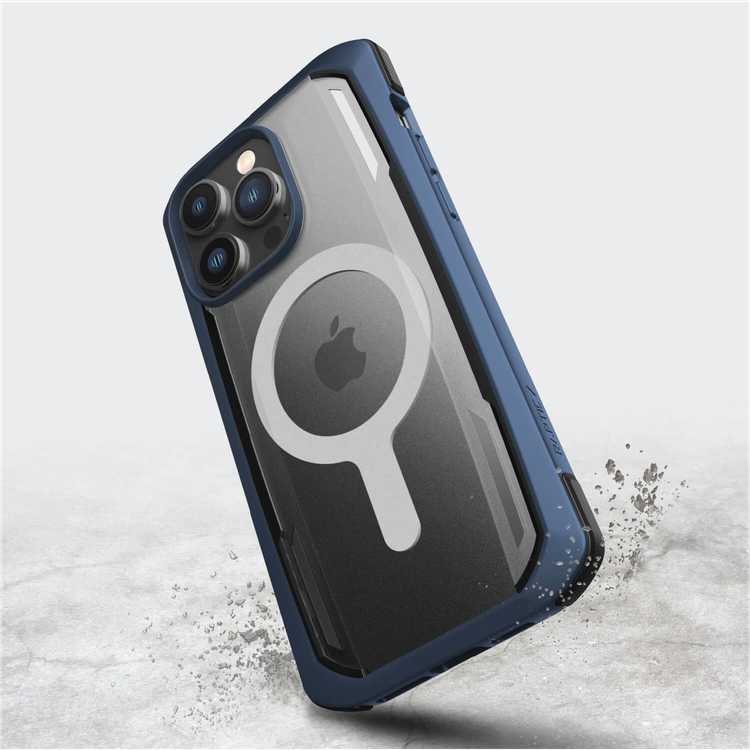 X-Doria Raptic Secure Built For MagSafe Compatible with iPhone 14 - Marine Blue