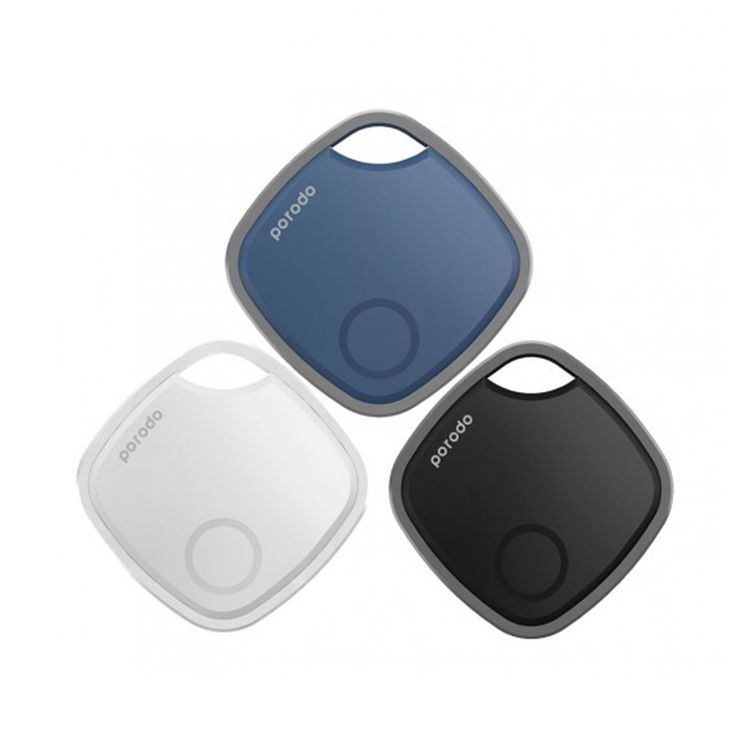 Porodo Lifestyle Smart Tracker مع إنذار القرب ، IP67 مقاوم للماء ، مصراع الكاميرا عن بُعد ، اتصال Bluetooth ، وحدة تحكم التطبيق ، علامة موقع GPS ، ابحث عن زر الهاتف - أسود