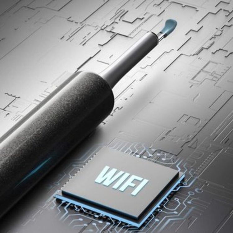 عصا الأذن الذكية من بيبيرد مع منظار داخلي عالي الدقة، 200 واط، IP67، ملعقة أذن بصرية عالية الوضوح لأداة تنظيف الأذن - أسود