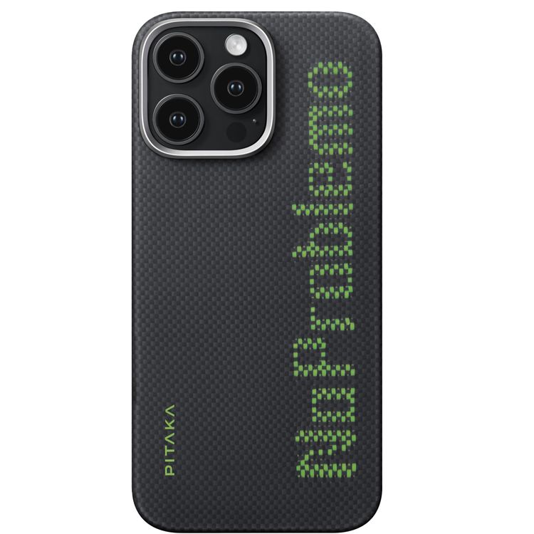 Pitaka Aries Tactile Woven Case for iPhone 16 Pro Max, MagSafe Compatibility, Slim & Lightweight, Secure Grip, Raised Edge Camera - NoProblemo