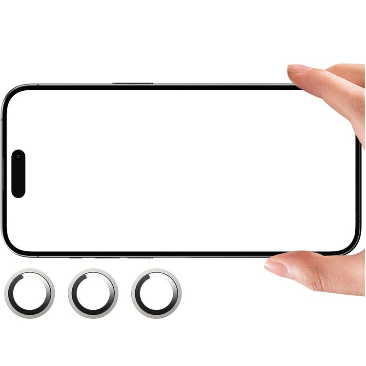 Green Lion HD Plus Camera Lens for iPhone 16 & 16 Plus, Anti-Glare Coating, Anti Scratch, Nano Absorbing, Anti-Fingerprint, Full Coverage, High Transparency - White