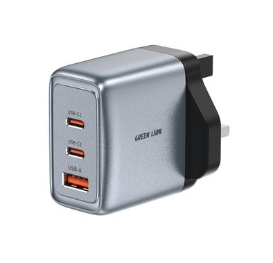 Green Lion GaNPremium UK Plug Wall Charger with 65W Power...