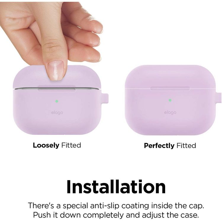 Elago Slim Hang Case for Apple Airpods Pro - Lavender