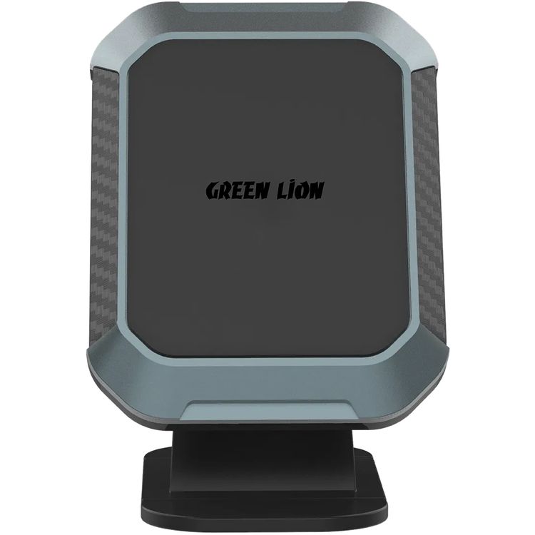 حامل هاتف السيارة المغناطيسي من Green Lion، متوافق مع جميع الهواتف المحمولة والأجهزة الأكبر حجمًا حتى 7 بوصة، دوران 360 درجة، سهل التركيب، حامل هاتف مغناطيسي قوي - أسود