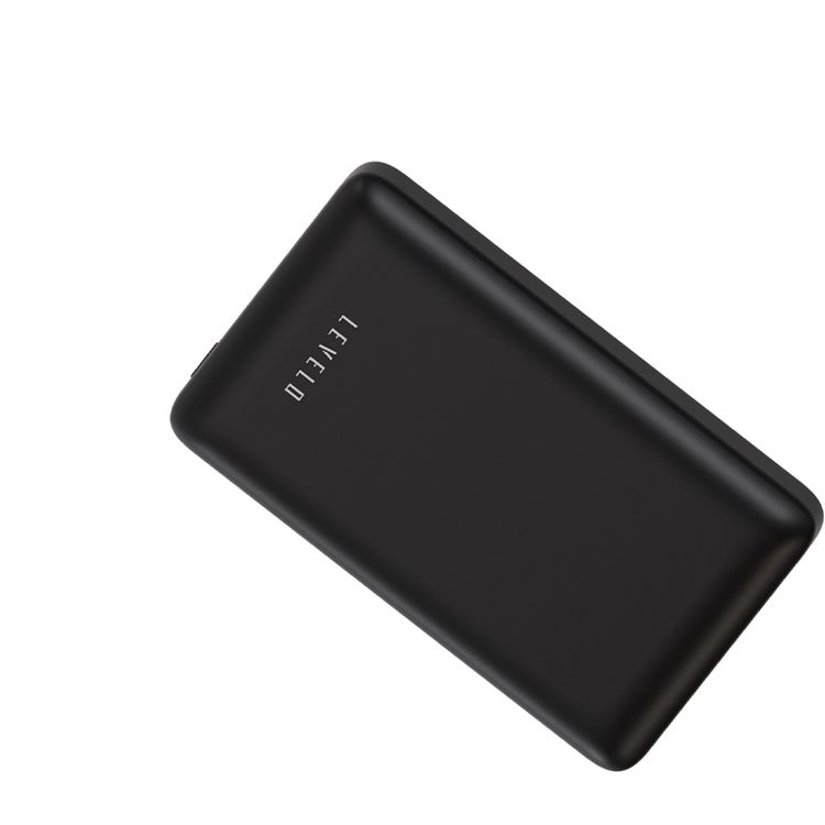 Levelo Vence 10000mAh Power Bank with Qi2.2 Technology, 25W Wireless Charging, Type-C Input & Output Port, Ultra-Strong Magnets, Pocket-Friendly, Travel-Ready, Type-C to Type-C Cable Included, Fast Charging, Ultra-Compact Design, Consistent Power - Black