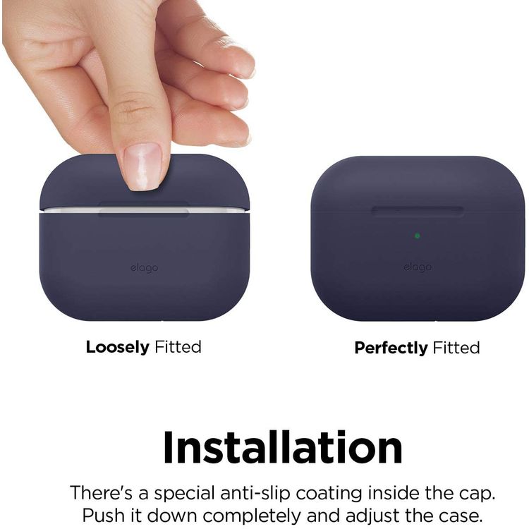 Elago Basic Slim Case for Apple Airpods Pro - Jean Indigo